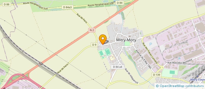 localisation de l'entreprise MADAME SANDRA LECHAUX  MITRY-MORY