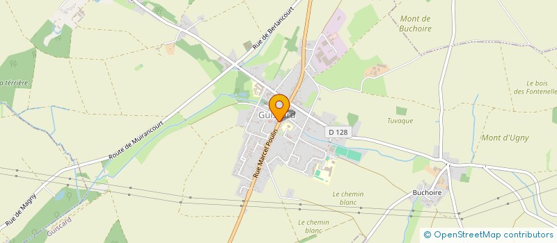 localisation de l'entreprise MADAME SANDRA LECOMTE  GUISCARD