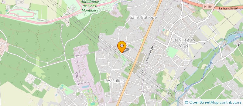 localisation de l'entreprise MADAME SANDRA LECOUP à SAINT-GERMAIN-LES-ARPAJON