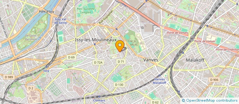 localisation de l'entreprise MADAME SANDRA LEFEBVRE à ISSY-LES-MOULINEAUX
