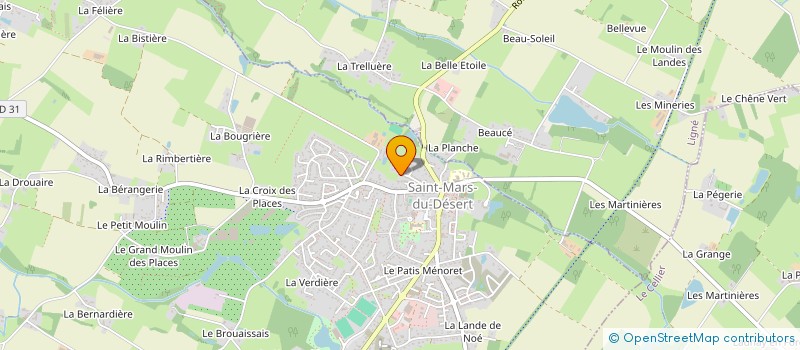 localisation de l'entreprise MADAME SANDRA LEFEVRE  SAINT-MARS-DU-DESERT