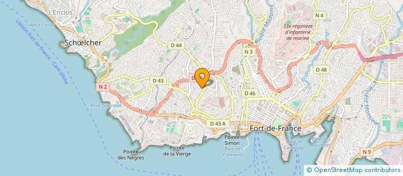 localisation de l'entreprise MADAME SANDRA LEGENDRE  FORT-DE-FRANCE