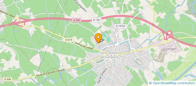 localisation de l'entreprise MADAME SANDRA LEGGIERI à SAINT-ANDRE-DE-SANGONIS