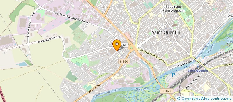 localisation de l'entreprise MADAME SANDRA LEGRAND à SAINT-QUENTIN