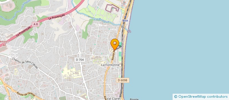 localisation de l'entreprise MADAME SANDRA LEGRAND à ANTIBES