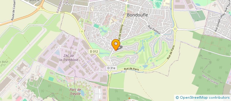 localisation de l'entreprise MADAME SANDRA LEGRAND à BONDOUFLE