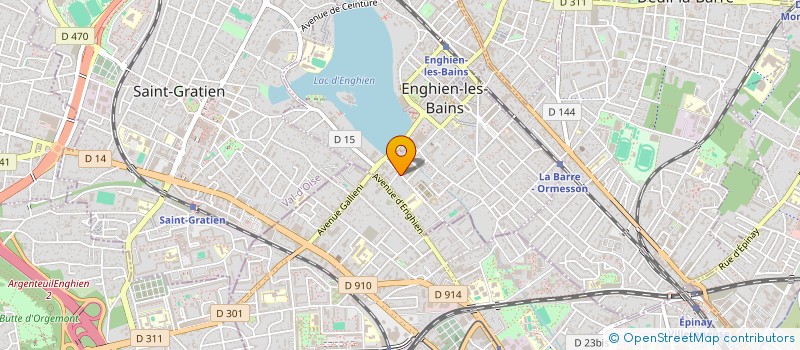 localisation de l'entreprise MADAME SANDRA LEITE à ENGHIEN-LES-BAINS