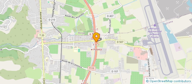 localisation de l'entreprise MADAME SANDRA LELONG  LUCCIANA