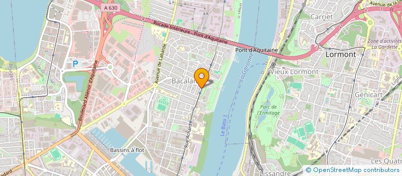 localisation de l'entreprise MADAME SANDRA LEMAIRE  BORDEAUX