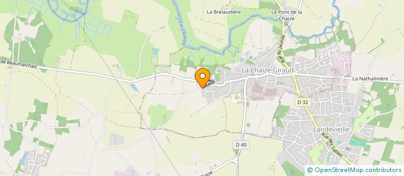 localisation de l'entreprise MADAME SANDRA LEMARCHAND à LA CHAIZE-GIRAUD