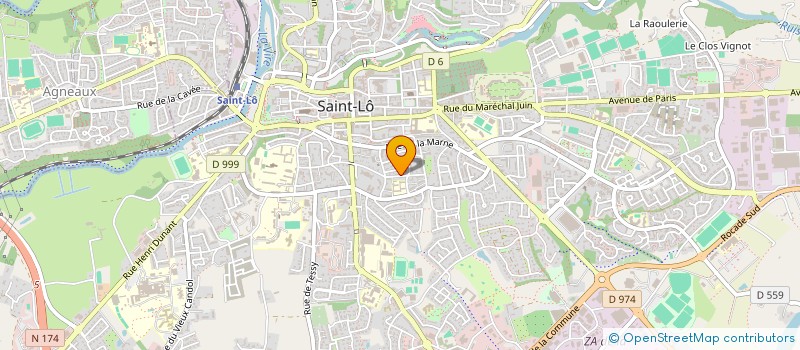 localisation de l'entreprise MADAME SANDRA LEMERRE  SAINT-LO