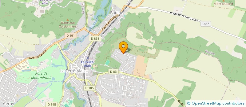 localisation de l'entreprise MADAME SANDRA LENSKI  LA FERTE-ALAIS