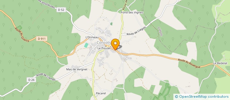 localisation de l'entreprise MADAME SANDRA LEPAGNEY  CONCOTS