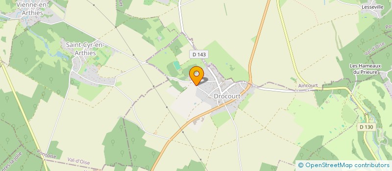 localisation de l'entreprise MADAME SANDRA LEROY  DROCOURT