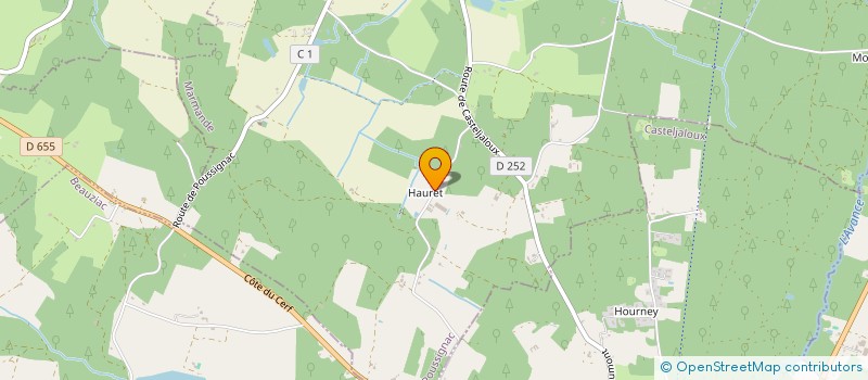 localisation de l'entreprise MADAME SANDRA LEROY  POUSSIGNAC