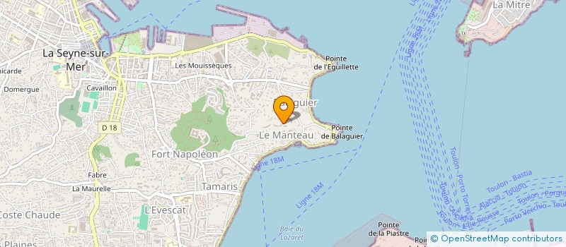 localisation de l'entreprise MADAME SANDRA LEVEQUE  LA SEYNE-SUR-MER