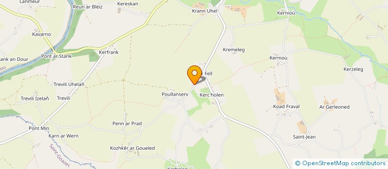 localisation de l'entreprise MADAME SANDRA LEWANDOWSKA  SPEZET