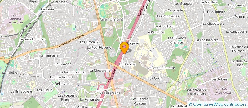 localisation de l'entreprise MADAME SANDRA LIMOSIN  SAINT-AVERTIN