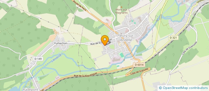 localisation de l'entreprise MADAME SANDRA LOBRY  FLEURY-SUR-ANDELLE