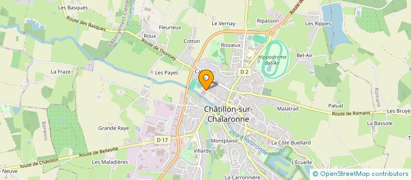 localisation de l'entreprise MADAME SANDRA LOGUT à CHATILLON-SUR-CHALARONNE