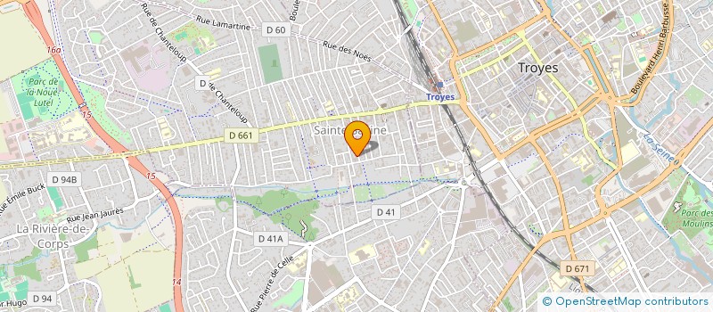 localisation de l'entreprise MADAME SANDRA LOIRET  SAINTE-SAVINE