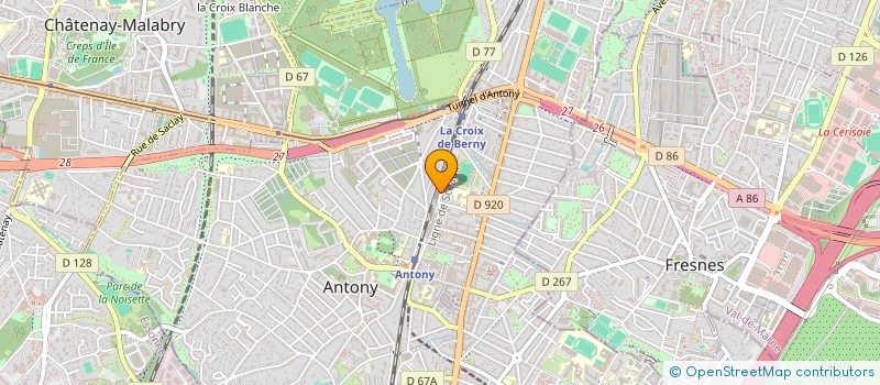 localisation de l'entreprise MADAME SANDRA LOPES à ANTONY