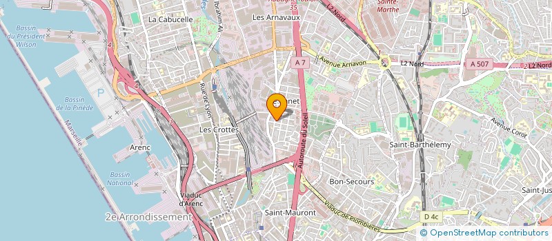 localisation de l'entreprise MADAME SANDRA LOPES GONCALVES à MARSEILLE