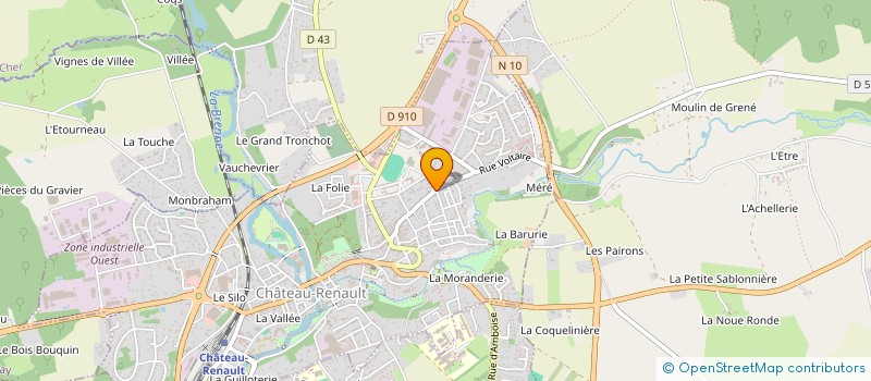 localisation de l'entreprise MADAME SANDRA LORE à CHATEAU-RENAULT