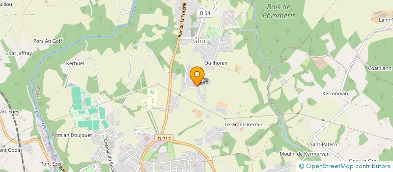 localisation de l'entreprise MADAME SANDRA LORGUILLOUX  PABU