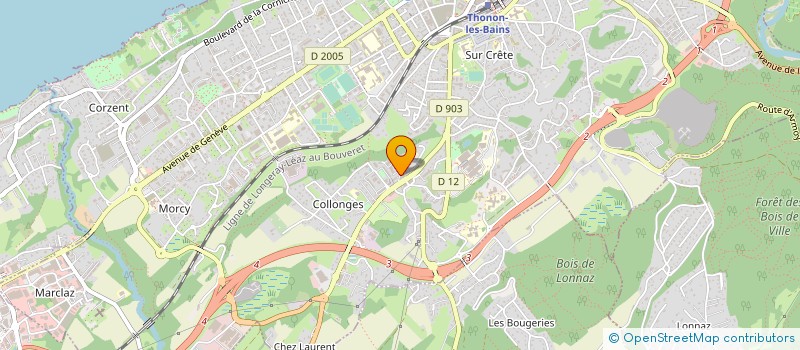 localisation de l'entreprise MADAME SANDRA LOUAR à THONON-LES-BAINS