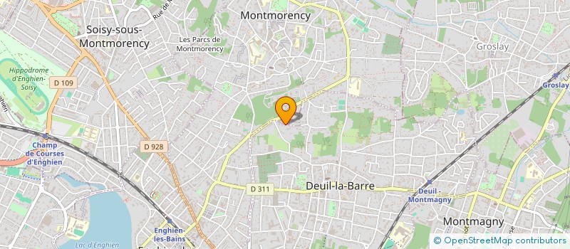 localisation de l'entreprise MADAME SANDRA M A ABDUL RAHIM  DEUIL-LA-BARRE