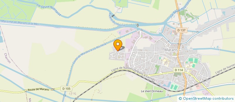 localisation de l'entreprise MADAME SANDRA MACE  MARANS