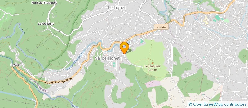 localisation de l'entreprise MADAME SANDRA MACHEFER à LE TIGNET