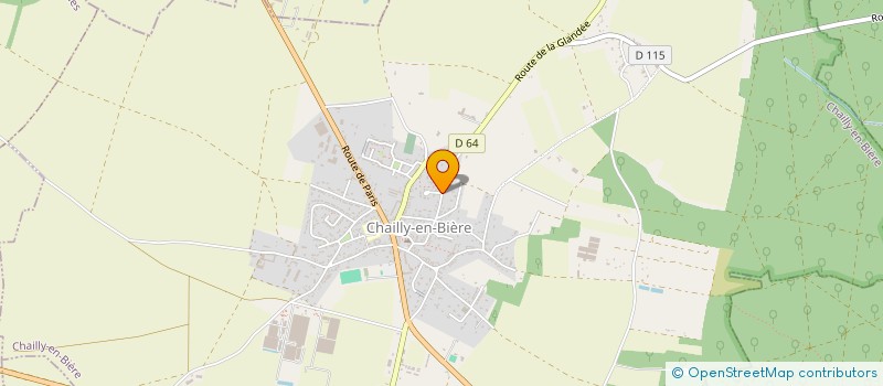 localisation de l'entreprise MADAME SANDRA MADEIRA  CHAILLY-EN-BIERE