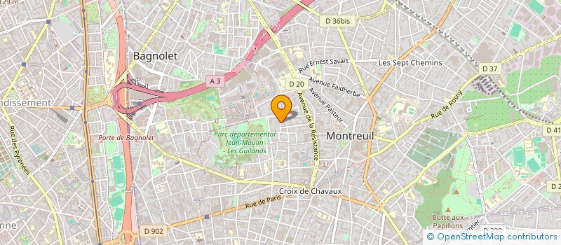 localisation de l'entreprise MADAME SANDRA MAHUT à MONTREUIL