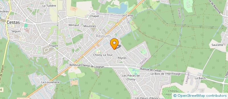 localisation de l'entreprise MADAME SANDRA MAIRE  CESTAS