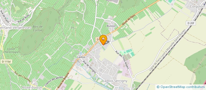 localisation de l'entreprise MADAME SANDRA MALARD  LADOIX-SERRIGNY