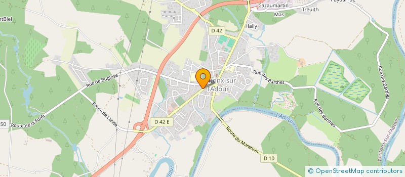 localisation de l'entreprise MADAME SANDRA MANDINEAU à PONTONX-SUR-L'ADOUR
