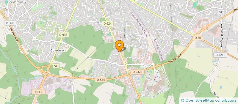 localisation de l'entreprise MADAME SANDRA MANSIET  SAINT-PIERRE-DU-MONT