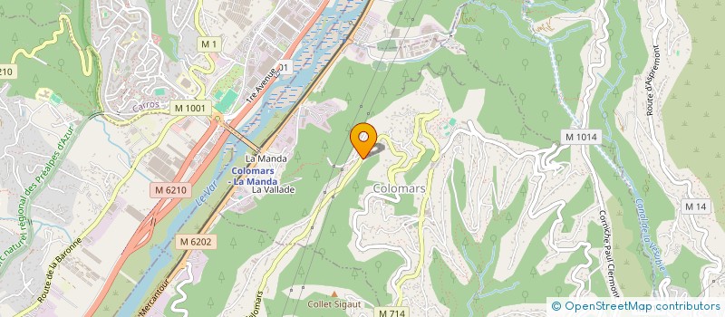 localisation de l'entreprise MADAME SANDRA MAPELLI  COLOMARS