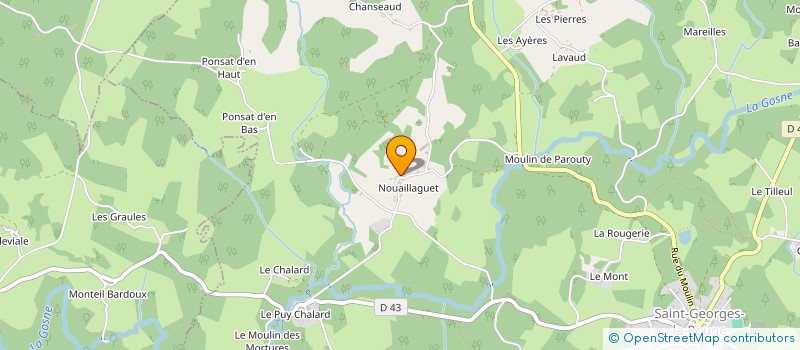 localisation de l'entreprise MADAME SANDRA MARCELLOT à SAINT-GEORGES-LA-POUGE