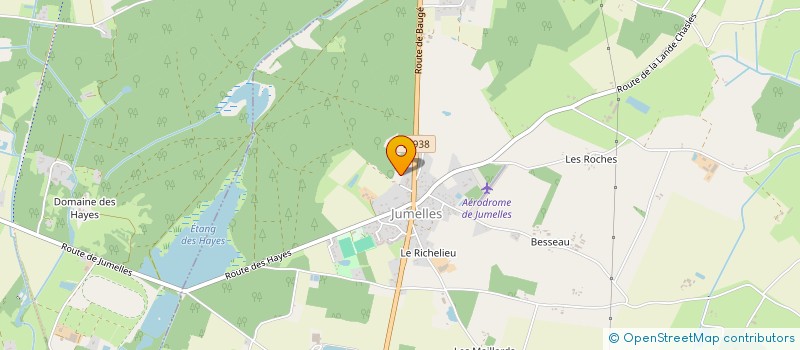 localisation de l'entreprise MADAME SANDRA MARCHAND  LONGUE-JUMELLES