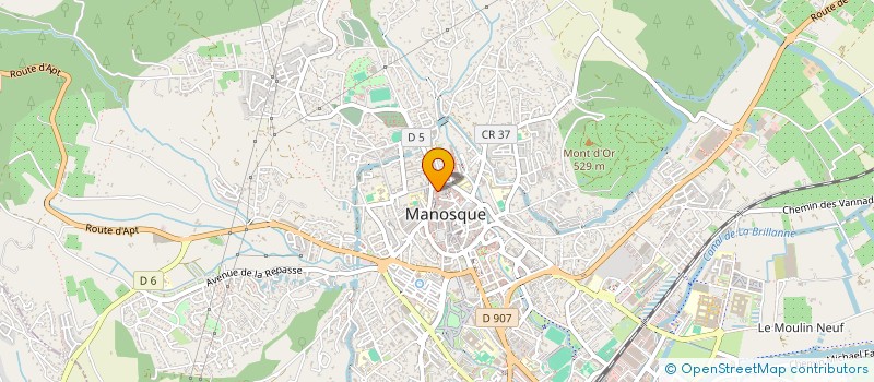 localisation de l'entreprise MADAME SANDRA MARCO à MANOSQUE