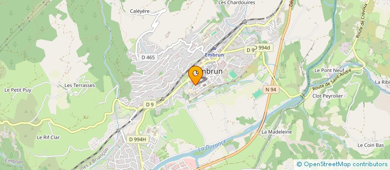 localisation de l'entreprise MADAME SANDRA MARCOU THOMINE  EMBRUN