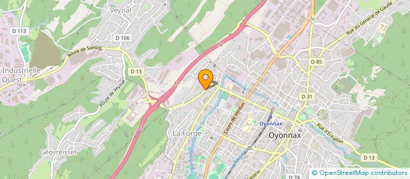 localisation de l'entreprise MADAME SANDRA MARIA BENTO à OYONNAX