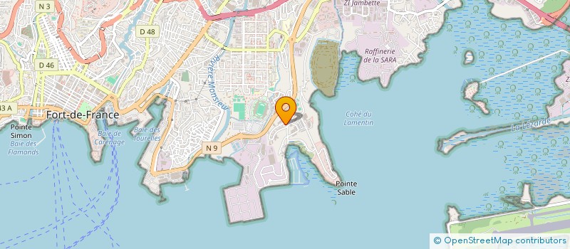 localisation de l'entreprise MADAME SANDRA MARIE JOSEPH  FORT-DE-FRANCE