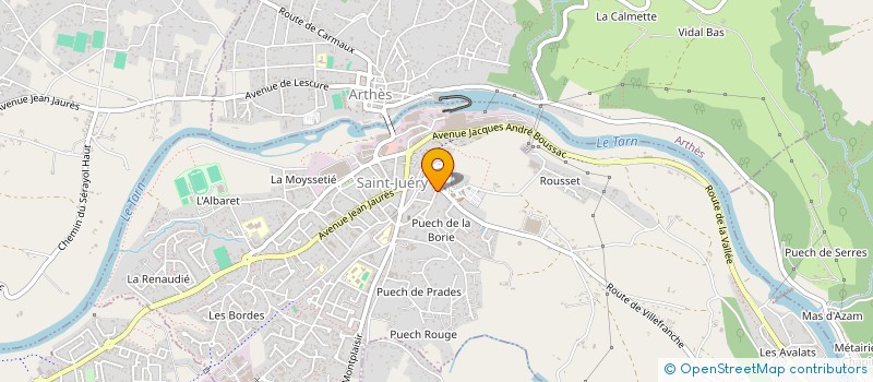 localisation de l'entreprise MADAME SANDRA MARIE-LOUISE JACOB à ALBI