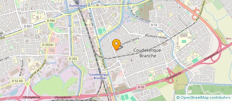 localisation de l'entreprise MADAME SANDRA MARIN  COUDEKERQUE-BRANCHE