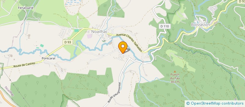 localisation de l'entreprise MADAME SANDRA MARINELLI  NOAILHAC