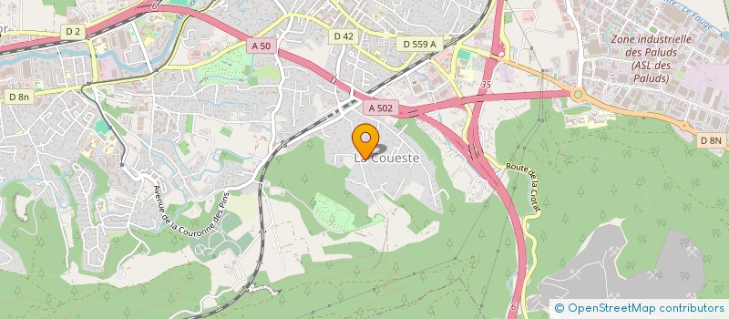 localisation de l'entreprise MADAME SANDRA MARINOS à AUBAGNE